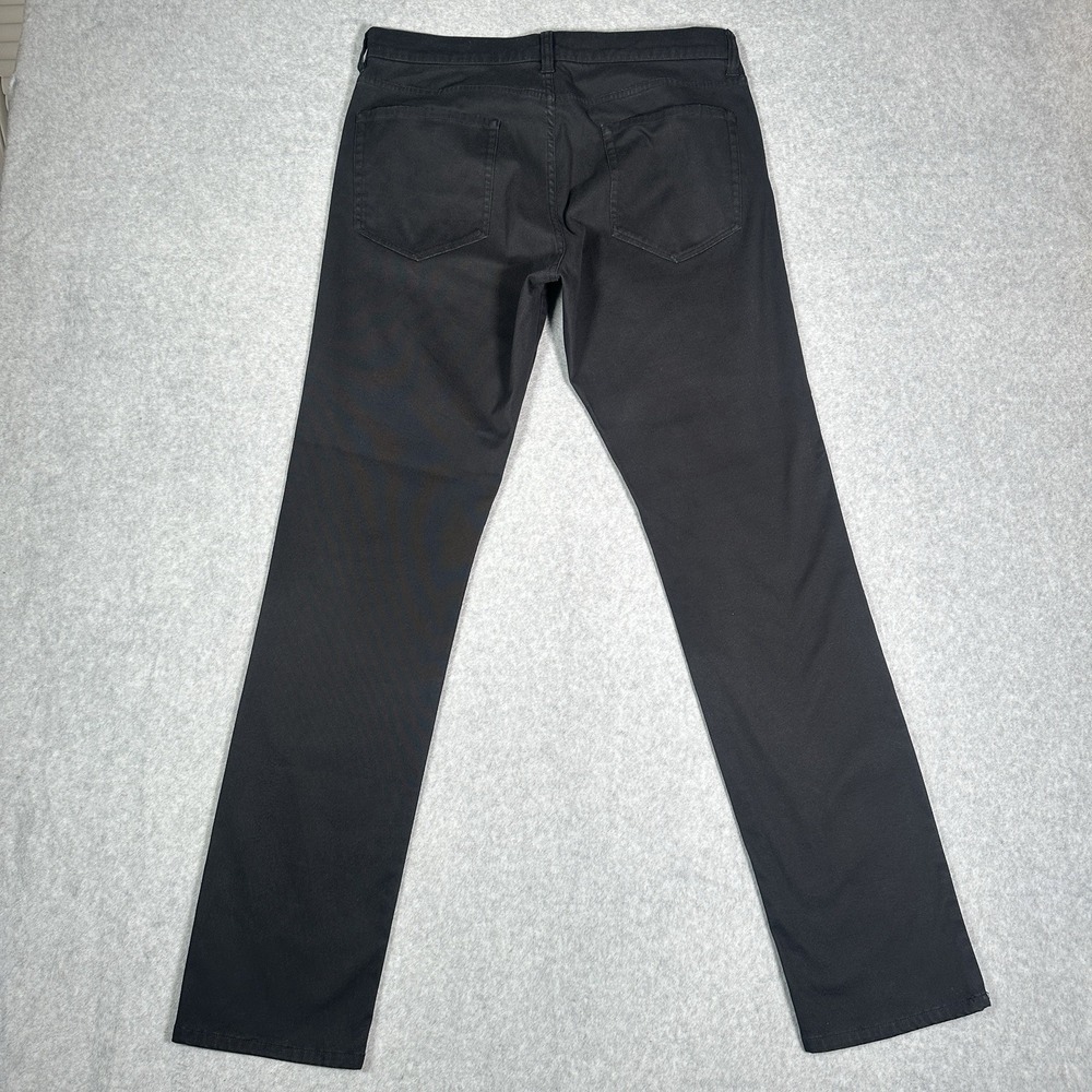 Vince Men's Pants Size 32 Black Slim‎ 5-Pocket Stretch Chino - Picture 8 of 8